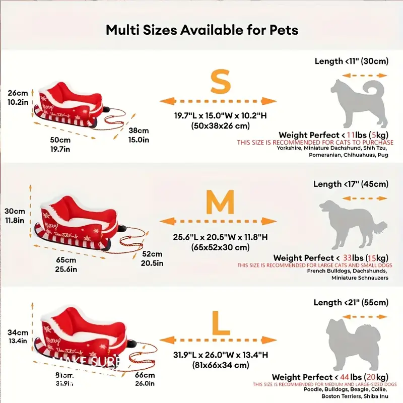 Cama de Cão Trenó Natalino - Image 11