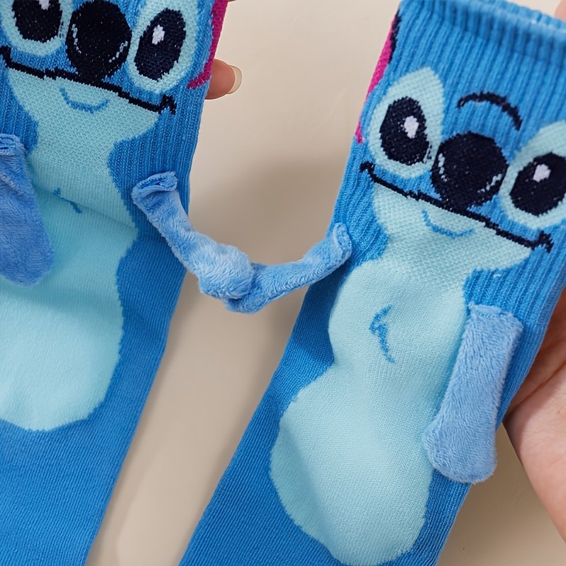 Meias Stitch para Casal – Rosa & Azul - Image 7