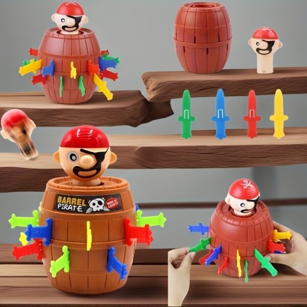 Brinquedo Barril do Pirata – 18 Peças